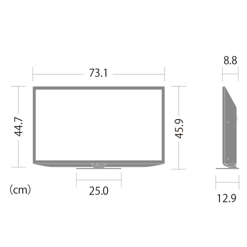 シャープ　ＡＱＵＯＳ　ＧＥ１ライン　液晶テレビ　３２Ｖ型　２Ｔ－Ｃ３２ＧＥ１　１台3