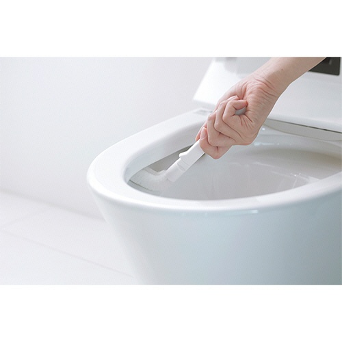 マーナ　２ｉｎ１　トイレブラシ　ホワイト　Ｗ０７８Ｗ　１個4