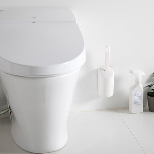 マーナ　フチ裏スッキリ　トイレブラシミニ　ホワイト　Ｗ０８５Ｗ　１個4