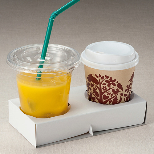 たのめーる】水野産業 コーン&カップホルダー 2個用 1パック(50枚)の通販