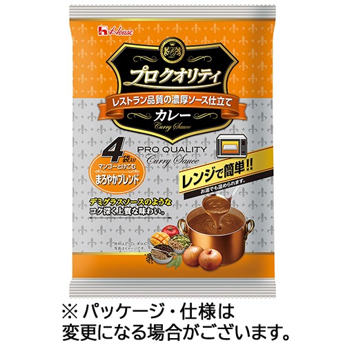 ハウス食品　プロクオリティ　カレー　まろやかブレンド　１７０ｇ／袋　１パック（４袋）1