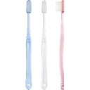 アイテック　業務用片テーパーハブラシ　３色（ピンク、クリア、ブルー）各色２０本