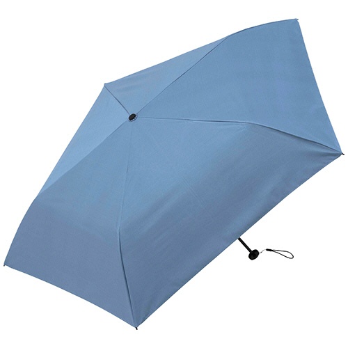 スギハラ　ミニ折りたたみ傘　超軽量　晴雨兼用　ＴＯＮＩＣＡＬ　５０ｃｍ　無地　ブルー　１本1