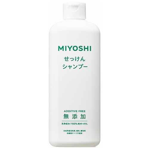 ミヨシ石鹸　無添加　せっけんシャンプー　本体　３５０ｍＬ　１本1