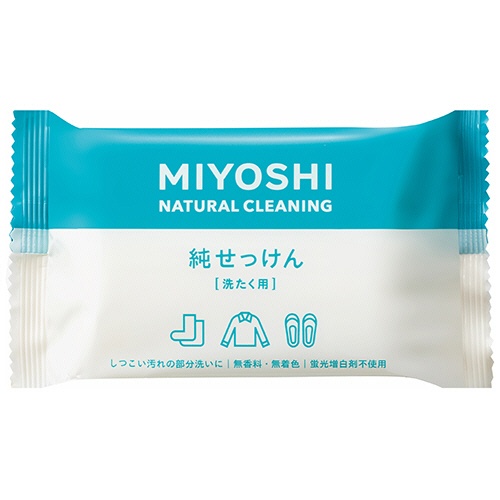 ミヨシ石鹸　純せっけん（洗たく用）　１９０ｇ　１個1