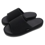 オクムラ　スリッパ　ｗｉｔｈ　低反発　足裏に優しくＦｉｔ　ブラック　Ｍ　ＮＷＡＡ５９０１ＢＫ　１足