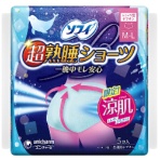 ユニ・チャーム　ソフィ　超熟睡ショーツ涼肌　Ｍ－Ｌ　１パック（５枚）