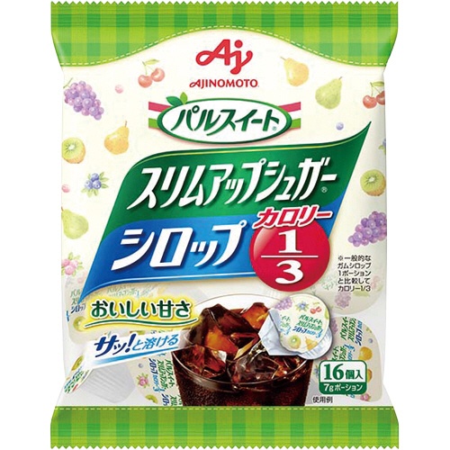 味の素　パルスイート　スリムアップシュガー　シロップポーション　７ｇ　１パック（１６個）1