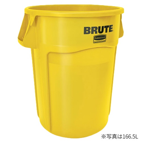 ラバーメイド　ラウンドブルートユーティリティコンテナ　本体　イエロー　３７．９Ｌ　ＲＭ２６１０ＵＴＹＬ　１台1