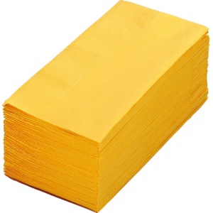カラーナプキン　２ＰＬＹ　８つ折　レモン　１パック（５０枚）1