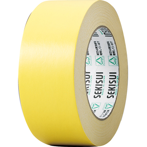たのめーる】積水化学 カラークラフトテープ No.500WC 50mm×50m 黄