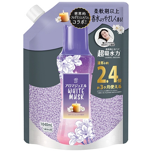 Ｐ＆Ｇ　レノア　アロマジュエル　ホワイトムスクの香り　つめかえ用　特大　１０４０ｍＬ　１パック1