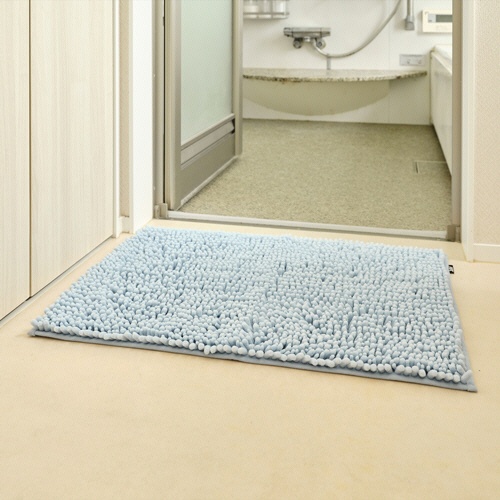 山崎産業　ＳＵＳＵ抗菌ストロングＷ　バスマットＥＣ　Ｌ　約５０×７０ｃｍ　ブルー　１枚3