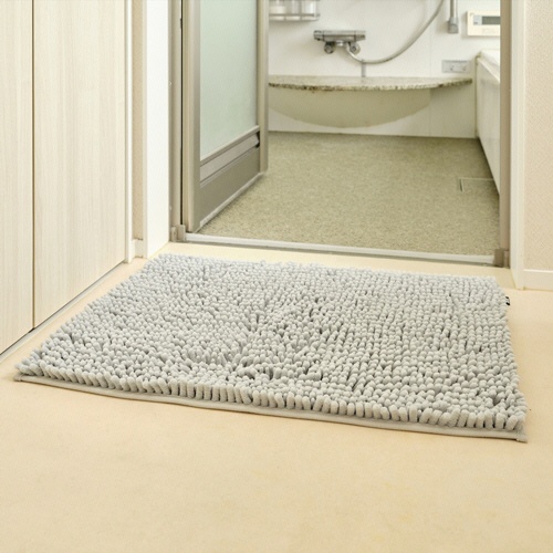 山崎産業　ＳＵＳＵ抗菌ストロングＷ　バスマットＥＣ　Ｌ　約５０×７０ｃｍ　グレー　１枚3