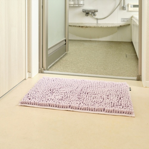 山崎産業　ＳＵＳＵ抗菌ストロングＷ　バスマットＥＣ　Ｍ　約４０×６０ｃｍ　パープル　１枚3