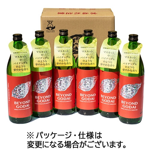 山元酒造　ＢＥＹＯＮＤ　ＧＯＤＡＩ　２５度　９００ｍＬ／本　１セット（６本）1