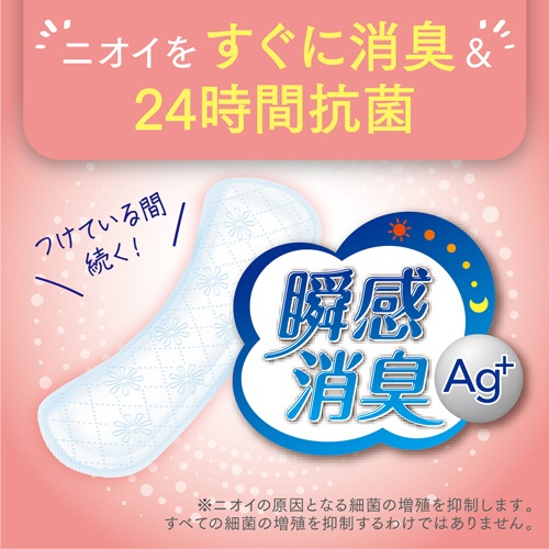 日本製紙クレシア　ポイズ　さらさら素肌　パンティライナー　５ｃｃ　無香料　まとめ買いパック　１パック（７２枚）5