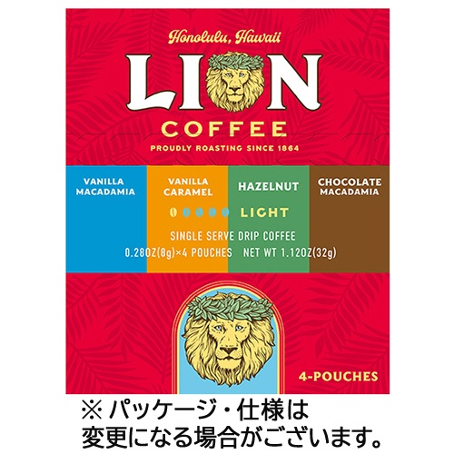 キーコーヒー　ライオンコーヒー　シングルサーブ　アソート　１箱（４袋）1