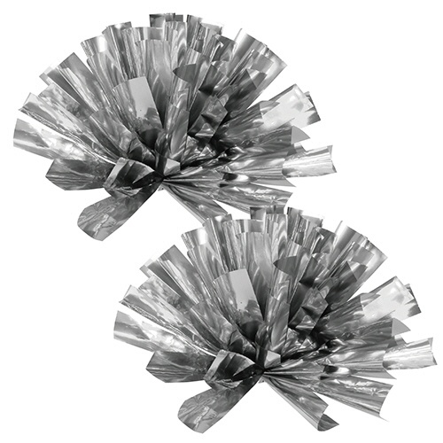 アーテック　らくらくチアポンポン　シルバー　０１８３７０　１パック（２個）1