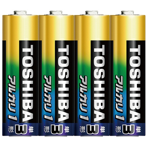 東芝　アルカリ乾電池　アルカリ１　単３形　ＬＲ６ＡＮ　４ＫＰ　１パック（４本）1