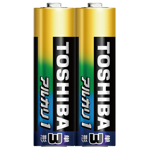 東芝　アルカリ乾電池　アルカリ１　単３形　ＬＲ６ＡＮ　２ＫＰ　１パック（２本）1