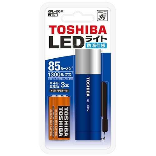 東芝　ＬＥＤミニカラーライト　ブルー　ＫＦＬ－４０３Ｍ（Ｌ）　１個1