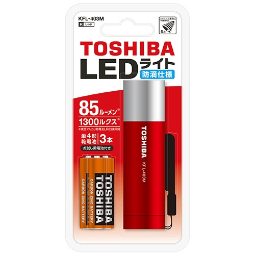 東芝　ＬＥＤミニカラーライト　レッド　ＫＦＬ－４０３Ｍ（Ｒ）　１個1