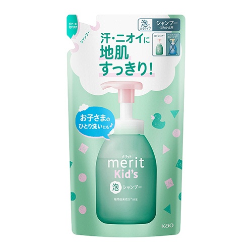花王　メリットキッズ　泡で出てくるシャンプー　つめかえ用　２７０ｍＬ　１個1