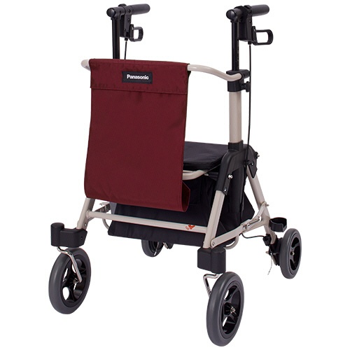 パナソニック　エイジフリー　くらしサポート歩行車　スムーディ　買物用　スリム　ワインレッド　ＰＮ－Ｌ７０１０２Ｒ　１台1
