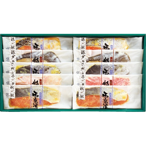 魚勢　吟醸粕・西京味噌漬魚詰合せ　【三越のお中元】　１セット1