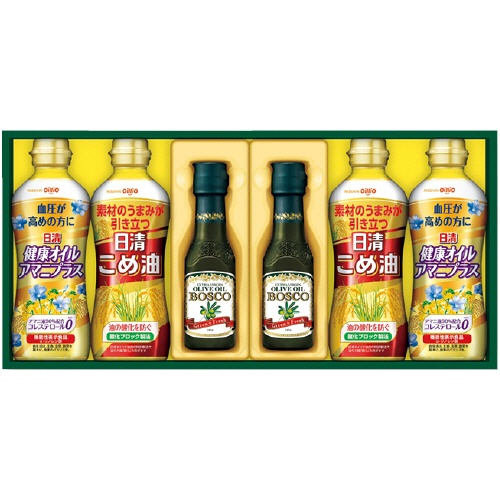 日清　ボスコオリーブ＆ヘルシーオイルギフト　【三越のお中元】　１セット1