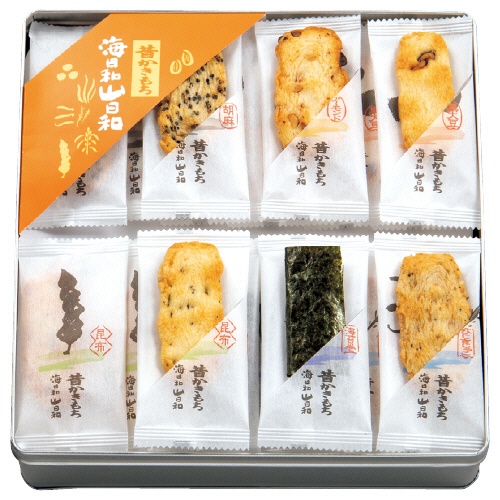 王様堂本店　昔かきもち「海日和山日和」　【三越のお中元】　１セット2