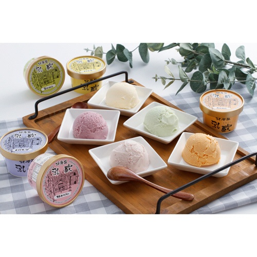 江戸屋　「乳蔵」北海道アイスクリーム５種　１セット（５個）5