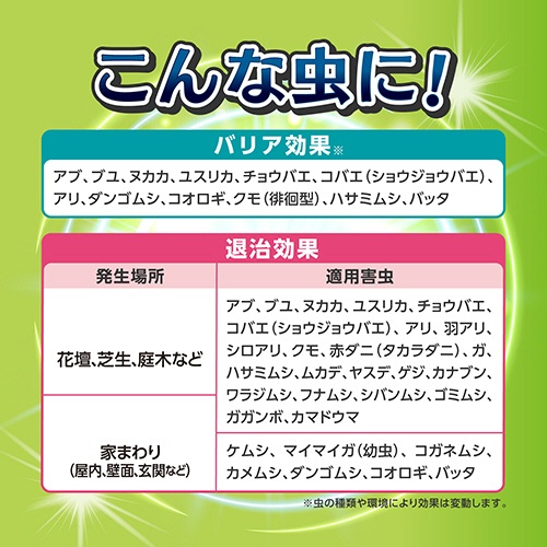 ＫＩＮＣＨＯ園芸　イヤな虫バリア　４２０ｍＬ　１本6