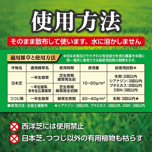ＫＩＮＣＨＯ園芸　マイターフ　シバニードロング粒剤　１．４ｋｇ　１箱6