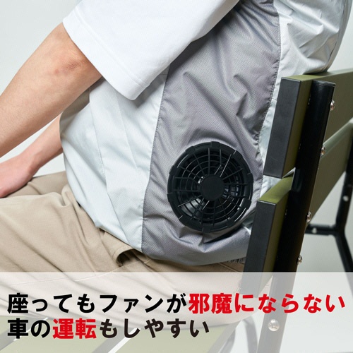 ＹＡＭＡＺＥＮ　ファン付きウェア　ＫＡＺＥｆｉｔ　ベストタイプ　ホワイト　Ｍサイズ　ＫＦ３ＳＶ－Ｍ　１着4
