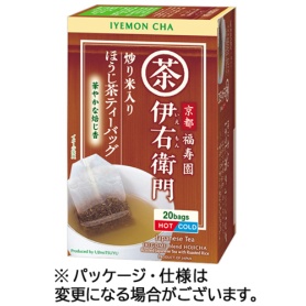 宇治の露製茶　伊右衛門　炒り米入りほうじ茶ティーバッグ　１箱（２０バッグ）