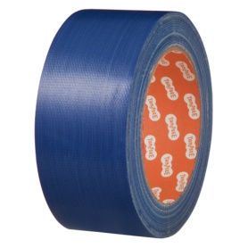 ＴＡＮＯＳＥＥ　布テープ（カラー）　５０ｍｍ×２５ｍ　厚み約０．２１ｍｍ　青　１巻