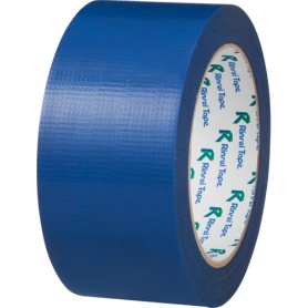 リンレイテープ　ＰＥワリフカラーテープ　５０ｍｍ×２５ｍ　厚み約０．１７ｍｍ　青　６７４アオ　１巻