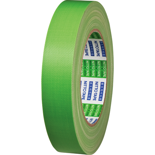 たのめーる】日東電工 ニトクロステープ 25mm×25m 厚み0.35mm 緑 たのめーる】日東電工 ニトクロステープ 25mm×25m 厚み0.35mm 緑