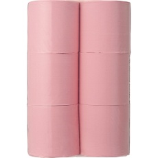 たのめーる Tanosee トイレットペーパー パック包装 シングル 芯なし 130m ピンク 1セット 72ロール 24ロール 3ケース の通販