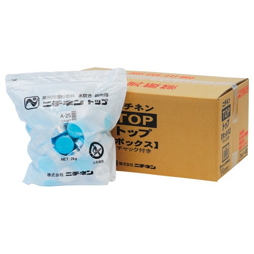 ニチネン　固形燃料　トップ　８ｋｇ入（２５ｇ／個）　ボックス　１パック（約３２０個）2