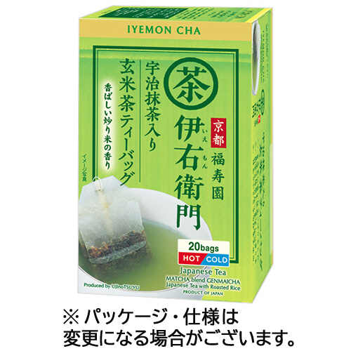 たのめーる】宇治の露製茶 伊右衛門 抹茶入り玄米茶ティーバッグ