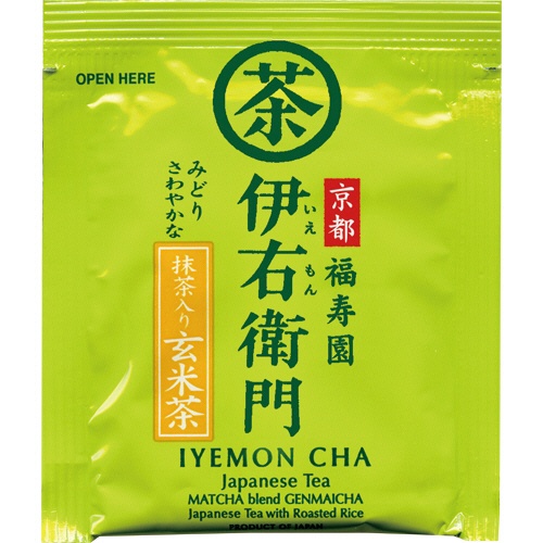 宇治の露製茶　伊右衛門　抹茶入り玄米茶ティーバッグ　１箱（２０バッグ）2
