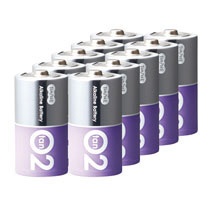 ＴＡＮＯＳＥＥ　アルカリ乾電池　プレミアム　単２形　１箱（１０本）1
