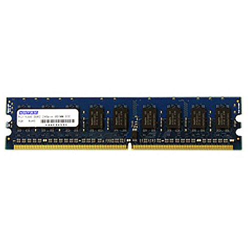 【クリックでお店のこの商品のページへ】アドテック DDR2 667MHz PC2-5300 240Pin Unbuffered DIMM ECC 1GB ADS5300D-E1G 1枚 ADS5300D-E1G