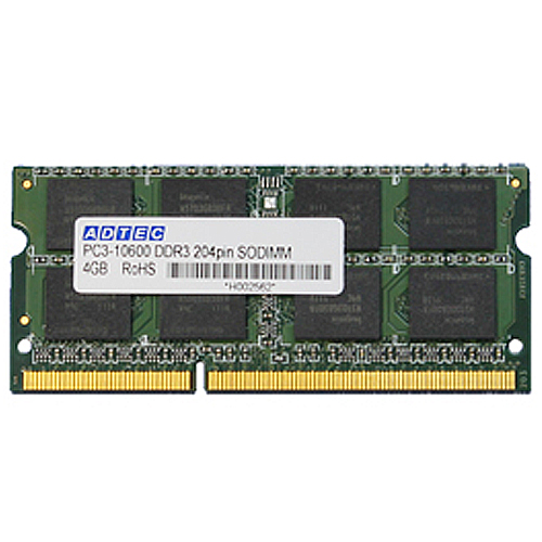 たのめーる】アドテック DDR3 1066MHz PC3-8500 204Pin SO-DIMM 2GB×2