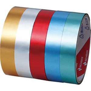 ニチバン　装飾用テープ　マイラップ　幅１８ｍｍ×長さ８ｍ　金　ＭＹ－１８９　１巻2
