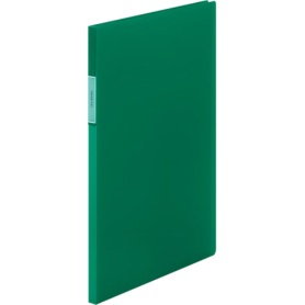 キングジム　ＦＡＶＯＲＩＴＥＳ　クリアーファイル（透明）　Ａ４タテ　２０ポケット　背幅１２ｍｍ　緑　ＦＶ１６６Ｔミト　１冊