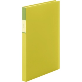 キングジム　ＦＡＶＯＲＩＴＥＳ　クリアーファイル（透明）　Ａ４タテ　４０ポケット　背幅２４ｍｍ　黄色　ＦＶ１６６ＴＷキイ　１冊